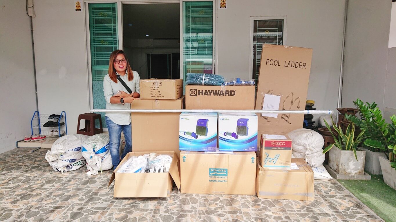 อุปกรณ์สระว่ายน้ำครบวงจร